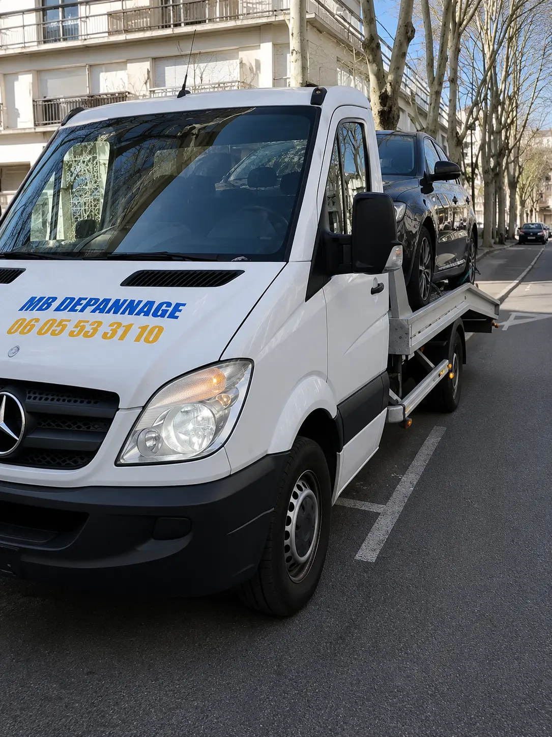 Intervention de d&eacute;pannage auto MB DEPANNAGE